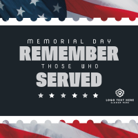 Remember Memorial Day Linkedin Post