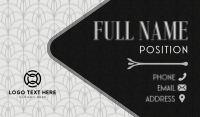 Art Deco Generic Business Card