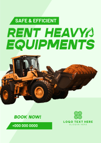 Heavy Equipment Rental Poster