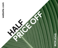 Half Price Plant Facebook Post