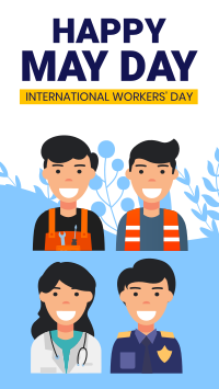 Workers Day Facebook Story