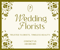 Elegant Wedding Florist Facebook Post