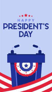 Presidents Day Event Facebook Story