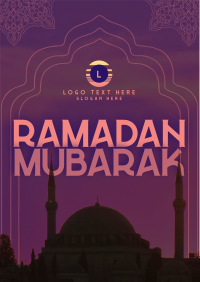 Traditional Ramadan Greeting Flyer