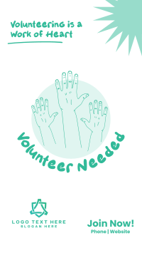 Volunteer Hands Instagram Story