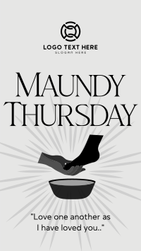 Maundy Thursday TikTok Video Design