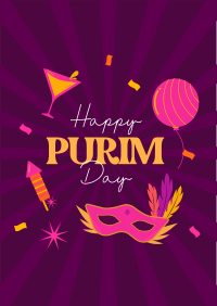 Purim Celebration Poster