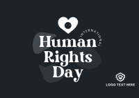 International Human Rights Day Postcard Design