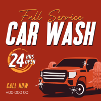 Car Wash Cleaning Service  Instagram Post