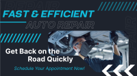 Modern Auto Repair Professional Mechanic Animation