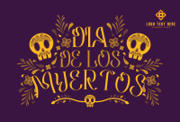 Colorful Calavera Pinterest Cover