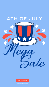 Festive Sale for 4th of July Instagram Story