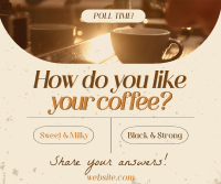 Coffee Customer Engagement Facebook Post