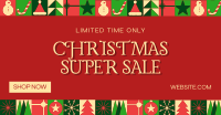 Modern Christmas Sale Facebook Ad