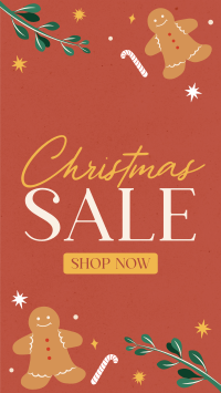 Rustic Christmas Sale Facebook Story