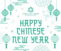 Chinese New Year Lanterns Facebook Post