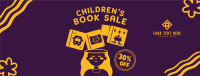 Kids Book Sale Facebook Cover