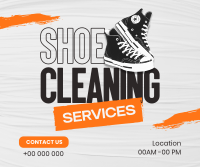 Shoe Cleaning Services Facebook Post Design