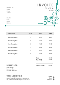 Cyber Technology Invoice