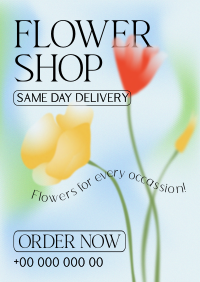 Flower Shop Delivery Flyer