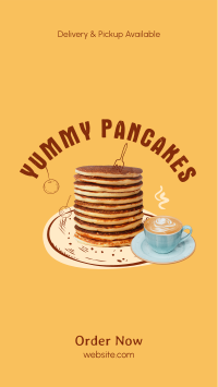 Delicious Breakfast Pancake  Facebook Story