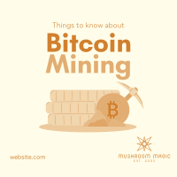 Bitcoin Mining Instagram Post Image Preview