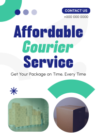 Affordable Courier Service Poster