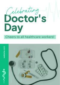 Celebrating Doctor's Day Poster