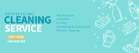 Cleaning Company Facebook Cover Image Preview