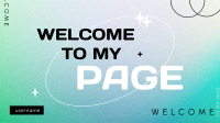 Welcome YouTube Banner example 3