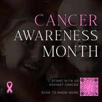 Cancer Awareness Month Instagram Post