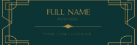 Elegant Border Email Signature