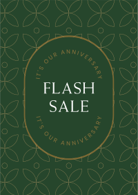 Anniversary Flash Sale Flyer