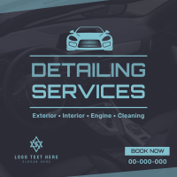 Car Detailing Services Instagram Post Design