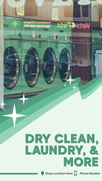 Dry Clean & Laundry Facebook Story