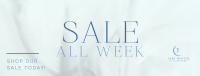 Minimalist Luxurious Sale Facebook Cover Image Preview