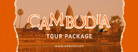 Cambodia Travel Facebook Cover Design