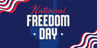 Freedom Day Celebration Twitter Post