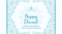 Fancy Diwali Greeting Facebook Event Cover