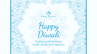 Fancy Diwali Greeting Facebook Event Cover