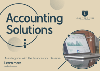 Business Accounting Solutions Postcard