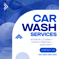 Minimal Car Wash Service Linkedin Post