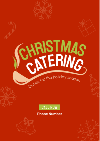 Christmas Catering Flyer Design