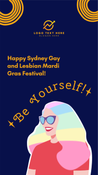 Happy Mardi Gras Facebook Story