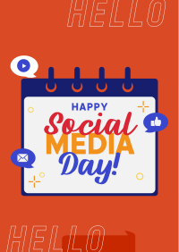 Social Media Celebration Poster