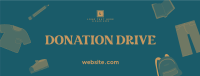 Donation Drive Facebook Cover Design