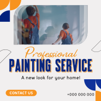 Professional Painting Service Linkedin Post Design