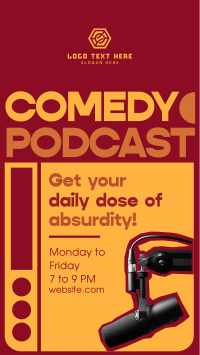 Daily Comedy Podcast Instagram Reel Image Preview