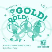 Olympics Watch Party Instagram Post Design