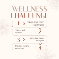 The Wellness Challenge Instagram Post